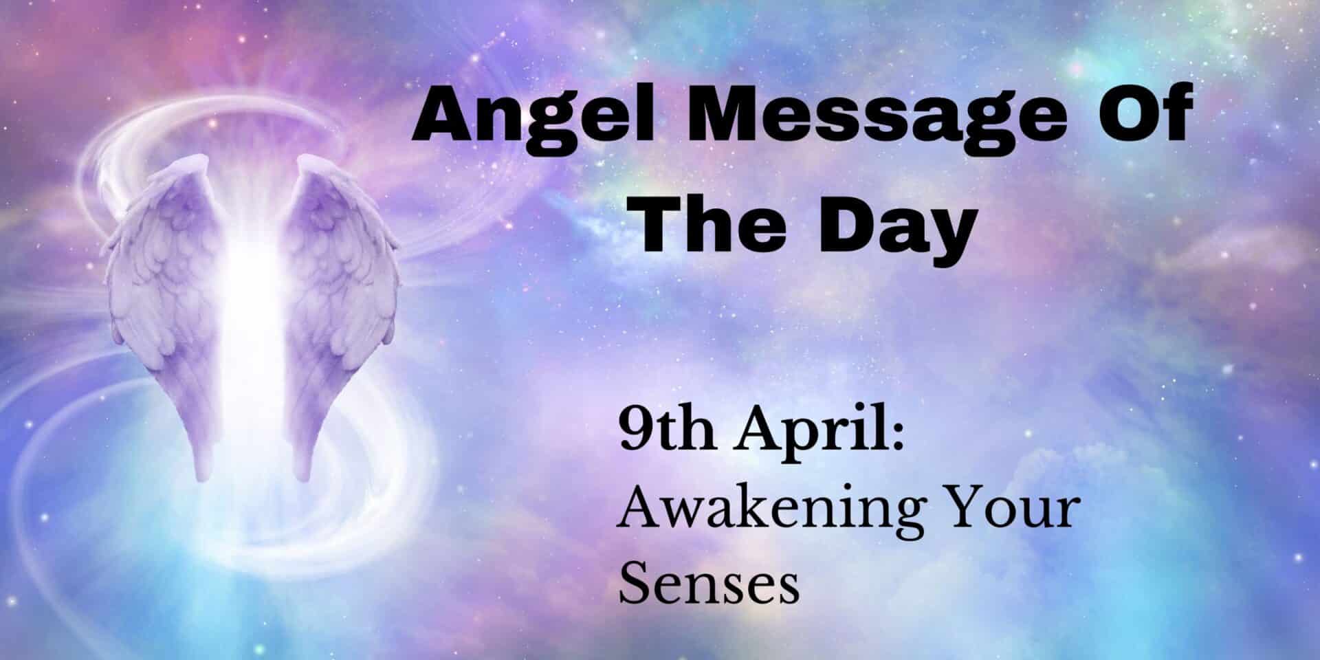 angel message of the day : awakening your senses