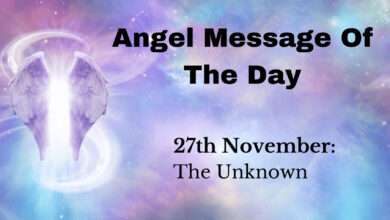 angel message of the day : the unknown