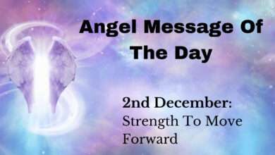 angel message of the day : strength to move forward