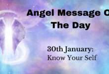 angel message of the day : know your self