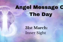angel message of the day : inner sight