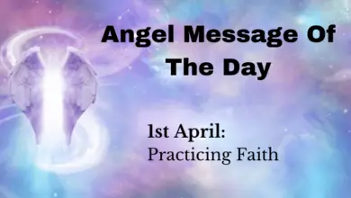 angel message of the day : practicing faith