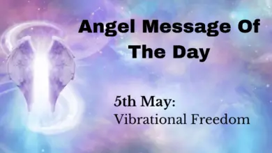 angel message of the day : vibrational freedom