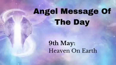 angel message of the day : heaven on earth