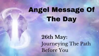 angel message of the day : journeying the path before you