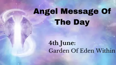 angel message of the day : garden of eden within