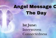 angel message of the day : interwoven connectedness