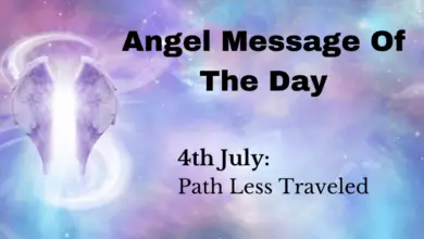 angel message of the day : path less traveled