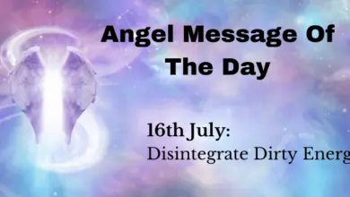 angel message of the day : disintegrate dirty energy